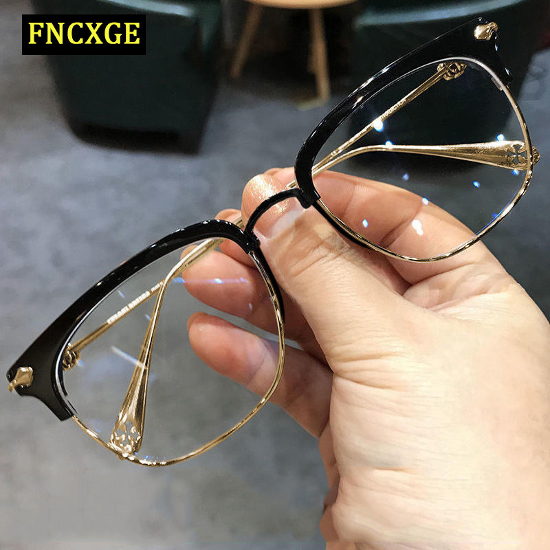 FNCXGE Women Reading Glasses With Grade 0~+400 Unisex Computer Anti Radiation Men Retro Farsightedne