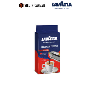 CÀ PHÊ RANG ĐÃ XAY LAVAZZA COFFEE CREMA E GUSTO ARABICA/ROBUSTA BLEND 250G - HÀNG CHÍNH HÃNG