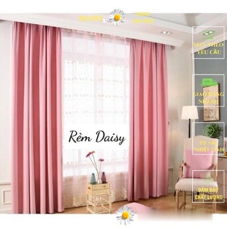 Rèm cửa màu hồng- rèm vải hồng
