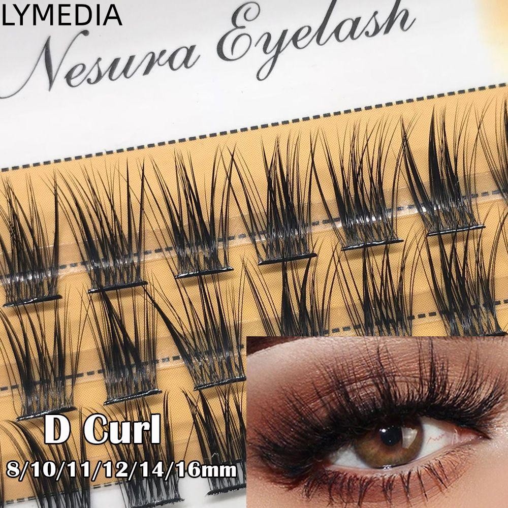 LYMEDIA Lông mi riêng lẻ Gói lông mi giả Lông mi mềm mại tự nhiên