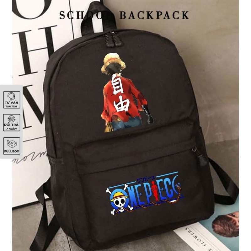 Cặp One Piece 🎁 FREESHIP 🎁 Balo One Piece - balo anime luffy onepiece đảo hải tặc giá rẻ