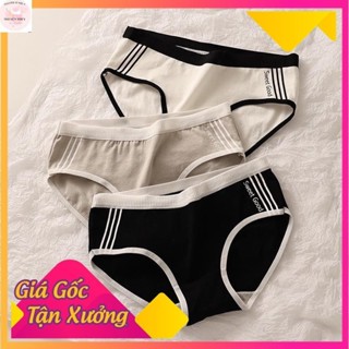 ￼C29 Set 10 Quần Lót Nữ Cotton 3 Màu Thể Thao Cao Cấp Thấm Hút Mồ Hôi, Kháng Khuẩn, Dễ Thương (Ảnh Thật)