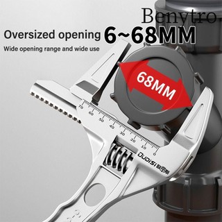 Cờ lê hệ thống nước phòng tắm, Chậu rửa bồn rửa Cờ lê có thể điều chỉnh 16-68mm, Tay cầm ngắn đa chức năng Vòi mở cực lớn Ống ống Dụng cụ gia đình