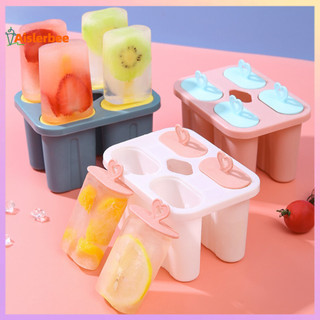 Aislerbee Khuôn Làm Kem Cấp Thực Phẩm Sáng Tạo Tay Cầm Chất Liệu PP DIY Tự Làm Popsicle Khuôn Làm Kem Dụng Cụ Nhà Bếp