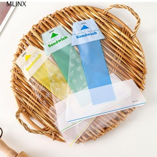 Mlinx 100 Chiếc Túi Bao Bì Sandwich Dùng Một Lần, Túi Bánh Mì Nhựa Trong Suốt, Hộp Đựng Bánh Sandwich Làm Dày Tam Giác In Bánh Sandwich Quấn Đám Cưới