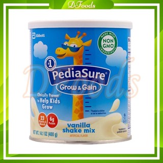 Date 1/2026 Sữa Bột Pediasure Grow and Gain vị Vani Mỹ  lon 400g (hàng chính hãng)- nhập Mỹ đi air