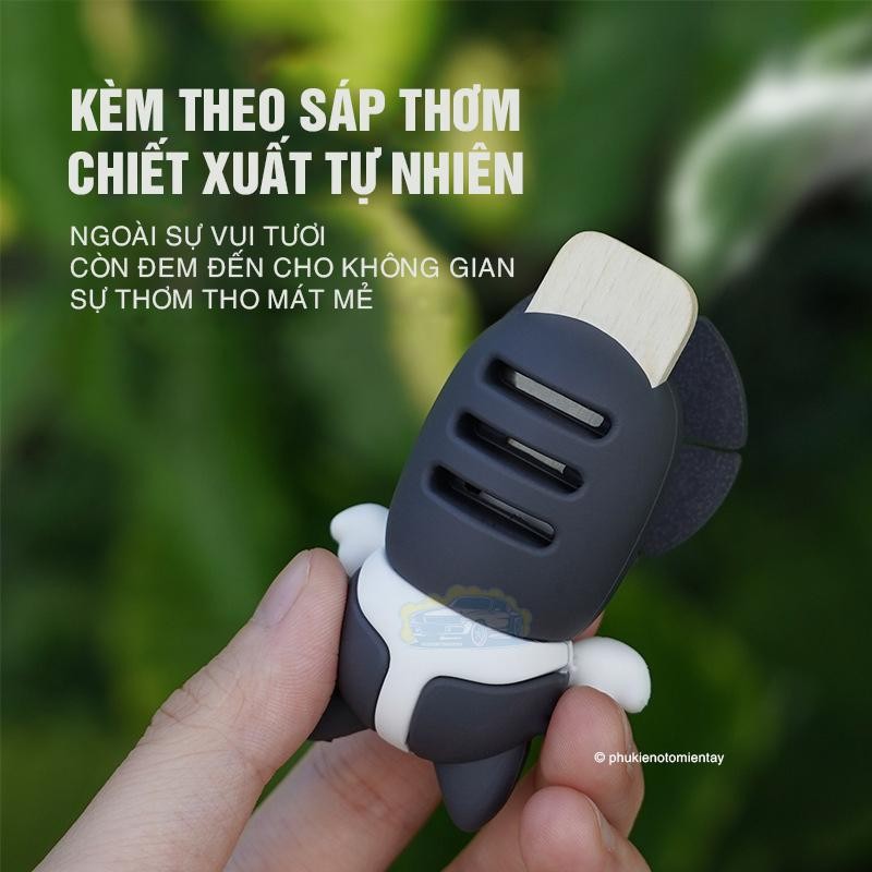 Mô Hình Trang Trí Ô Tô Chó Corgi Chuyển Động – Trang Trí Nội Thất Ô Tô Sáp Thơm Khuếch Tán Hương Thơm 3