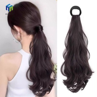 Tóc Giả Tổng Hợp Đuôi Ngựa, Tóc Nối Dài Dây Buộc Thấp Dài Sóng Xoăn Đuôi Ngựa, Dây Co Giãn Thanh Lịch Nhẹ Lông Ngựa Đuôi Tóc Bé Gái
