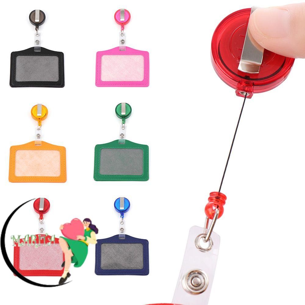 Huy hiệu MARITA Da PU Thẻ thời trang Thẻ ID