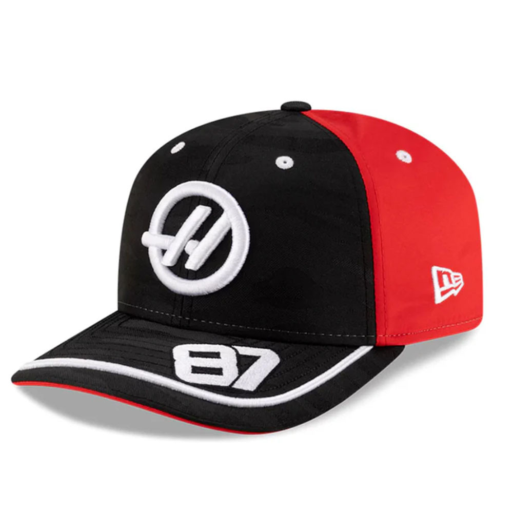 Haas F1 2025 Ollie Bearman Cap Đen