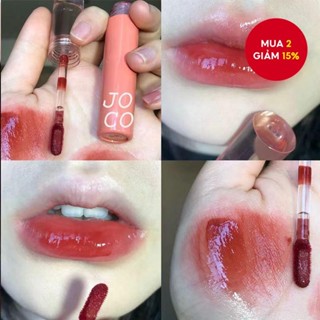 Joco Mật Ong Bột Giấy Khúc Xạ Gương Nước Bóng Môi Glaze Thủy Tinh Son Bóng Son Môi Học Sinh Nữ Không Dễ Phai Màu Lâu Trôi Dưỡng Ẩm Bong Bóng Môi Không