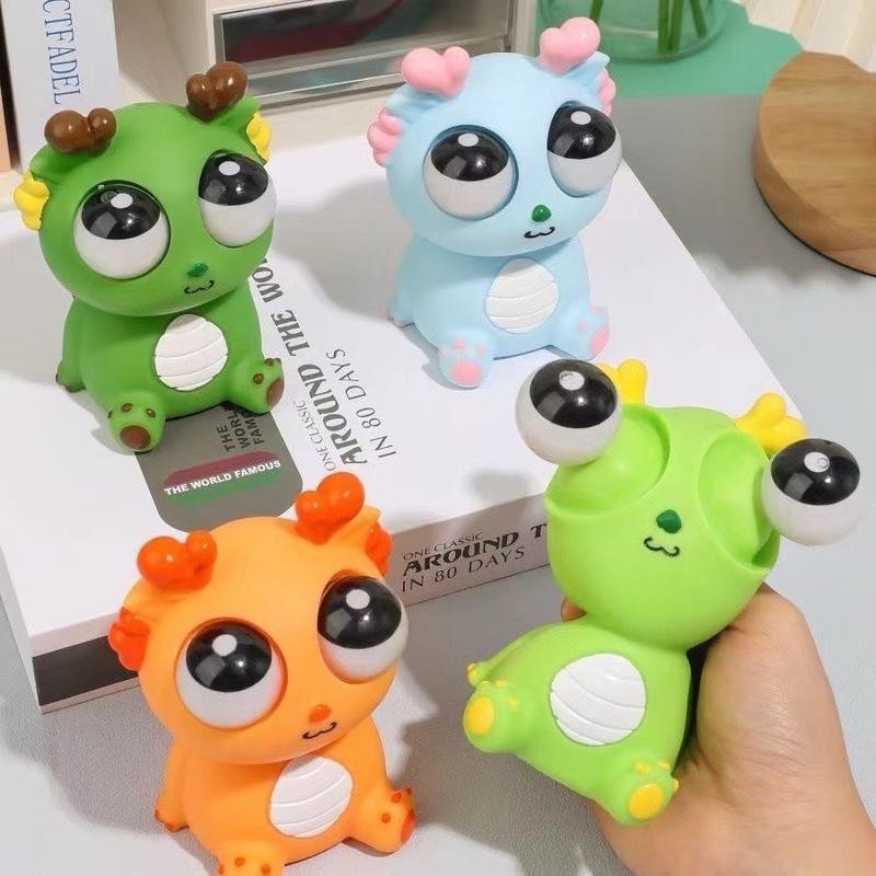  ￼Rồng Mắt Lồi Đồ Chơi Squishy Nắn Bóp Đàn Hồi Giảm Stress Hình Rồng Nắn Bóp Đàn Hồi Giảm Stress Toy 
