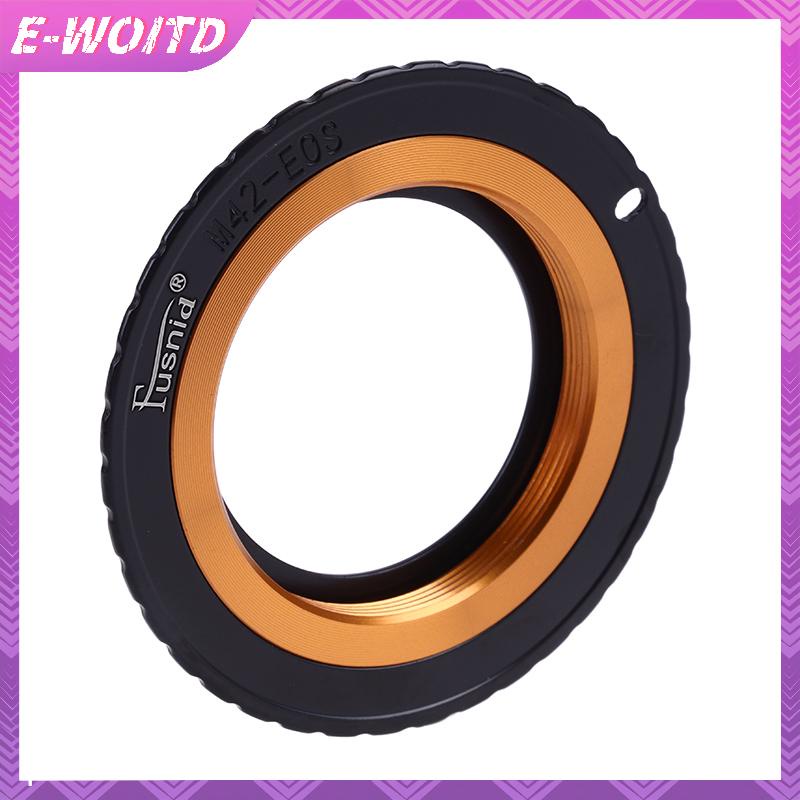 Ống Kính E-WOITD M42 Cho Canon EOS EF Ống Kính Adapter Vòng CAP Ống Kính Adapter Connecg Vòng HNVN