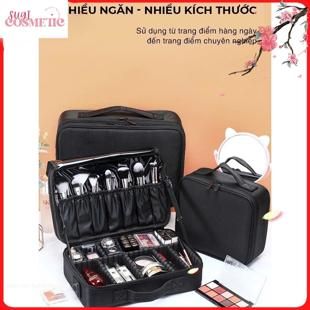 Cốp vải đựng đồ makeup đồ nail size to. Cốp đa năng đựng đồ trang điểm MAKEUP SIZE đại MS 503