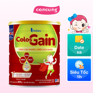Sữa Colos Gain 1+ 800g (1 - 10 tuổi)