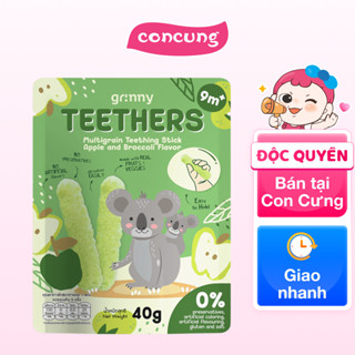 Bánh Gặm Nướu Ngũ Cốc Grinny Vị Táo Và Bông Cải Xanh