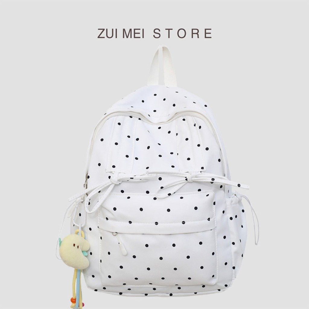 Ba lô đi học tiểu học dễ thương Nhật Bản Ins Fresh Ba lô học sinh Ba lô nữ  Kích thước: 41 * 15 * 30CM