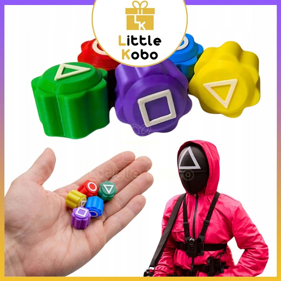 Trò Chơi Gonggi Squid Game Thảy Đá Trò Chơi Con Mực Squid Game Gong Gi Stone Stones Đồ Chơi Trẻ Em