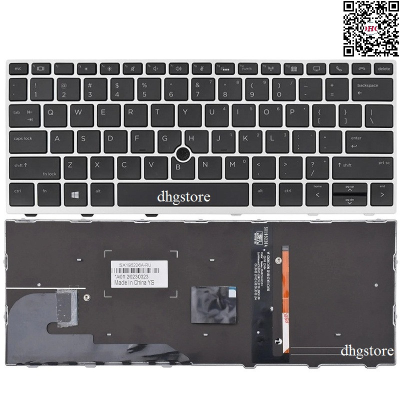 Bàn phím laptop HP EliteBook 730 G5, 735 G5, 735 G6, 830 G5, 830 G6, 836 G5 Cáp Cong
