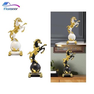 Ngọn Lửa Ngựa Tượng Nghệ Thuật Thủ Công Bắc Âu Sáng Tạo Để Bàn Trang Trí Cho Kệ Sách