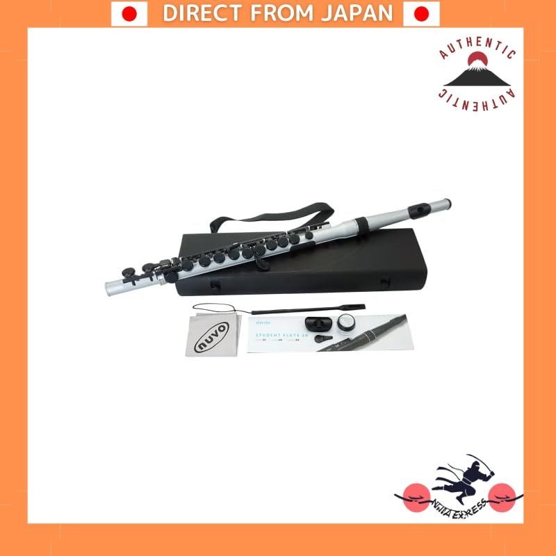 NUVO Nuvo plastic wind instrument Flute C tuning Student Flute 2.0 Student Flute Silver/Black N235SF