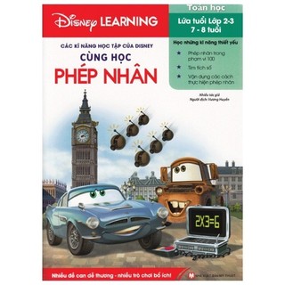 Sách các kĩ năng học tập của disney - cùng học phép nhân