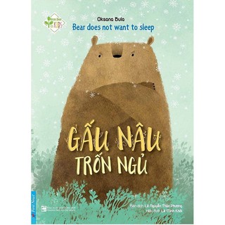 Sách - gấu nâu trốn ngủ - nature smart for kids
