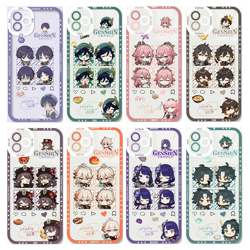 Ốp Lưng Genshin Impact Dễ Thương Cho VIVO Y7S Y02 Y15S Y35 Y11 Y12 Y16 Y17 Y20 Y20i Y33S Y21 Y21S Y3