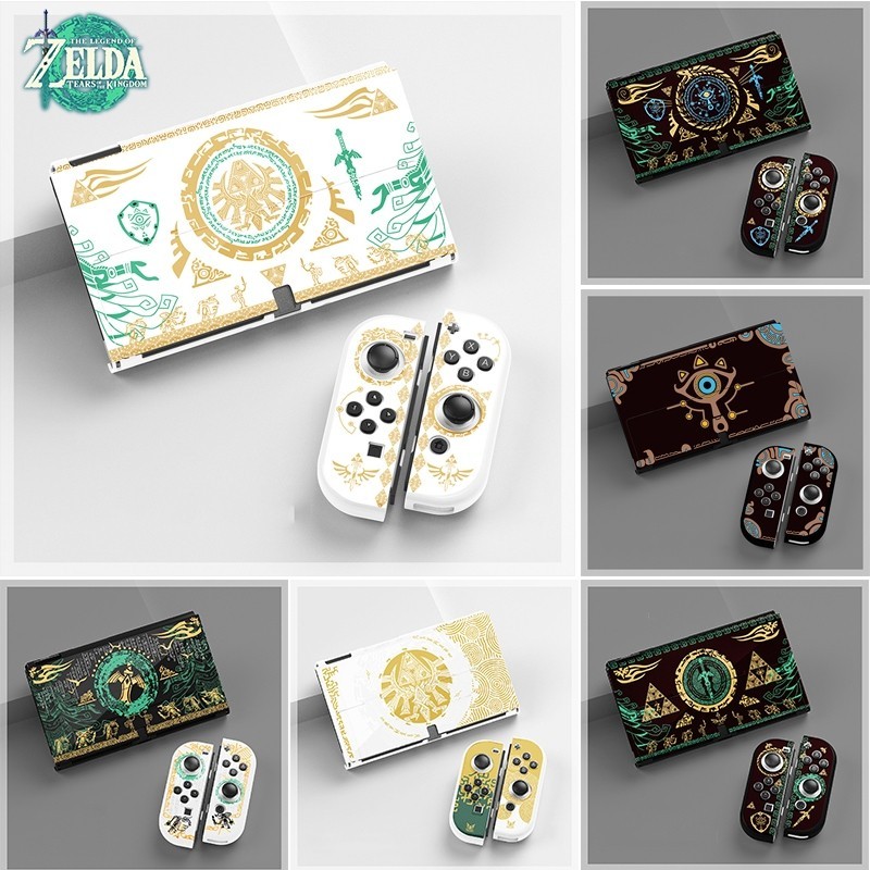 Ốp bảo vệ có thể gắn được Nintendo Switch / Switch OLED 2021, Vỏ cứng cho Switch OLED Console và Bộ điều khiển Joy-Con - (Zelda)