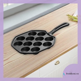 Tấm Chảo Nướng Takoyaki 12 Lỗ Chống Dính Takoyaki Máy Làm Bánh Dạng Khuôn Chảo