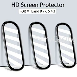 9d Full Cong Bảo Vệ Màn Hình Cho Xiaomi Band 9 8 7 6 Dây Đeo Phim Mi Band Đồng Hồ Thông Minh Miband Kính Bảo Vệ Mềm Xiaomi Band 4 5 Phim Mềm