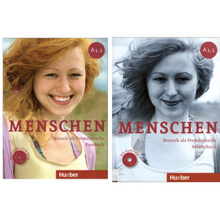 Combo Menschen A1 - Kursbuch và Arbeitsbuch - cho người mới h.ọc tiếng Đức