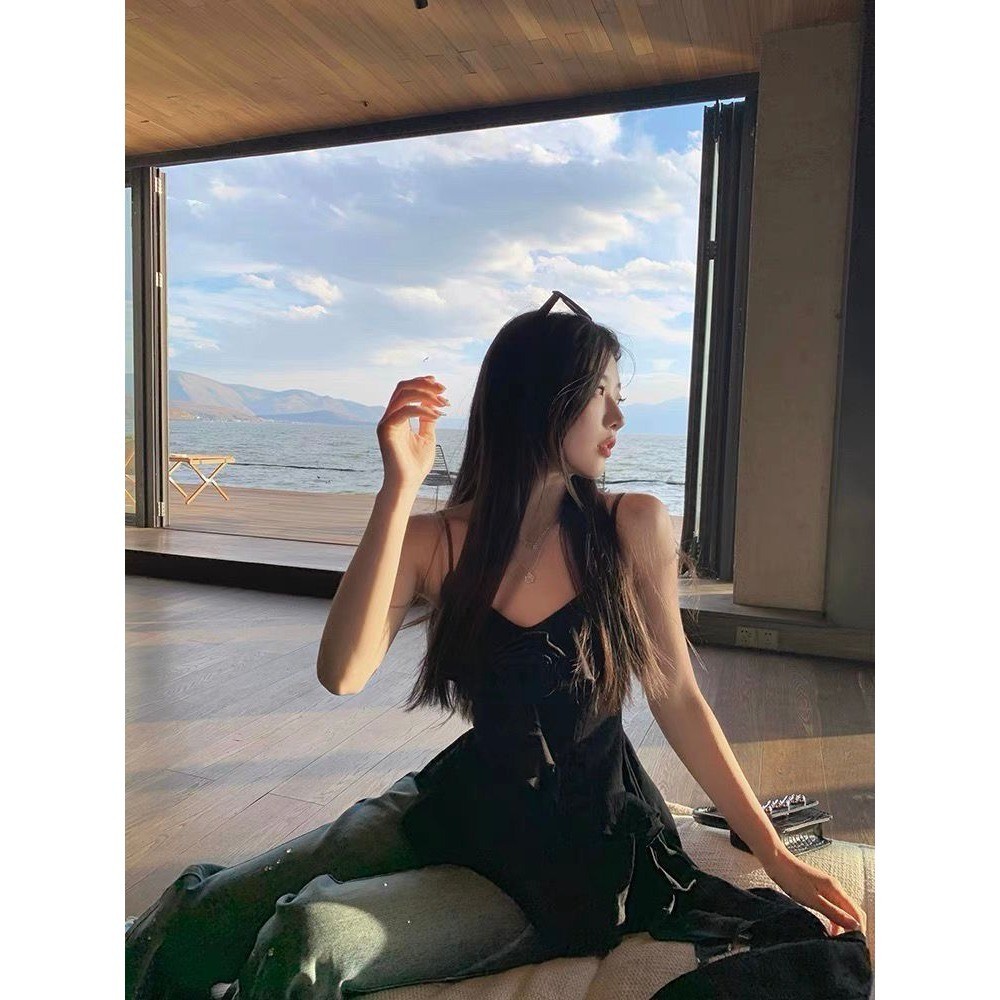 (Giao Hàng Nhanh Tại Hà Nội) Áo Yếm Hoa Ngắn Dành Cho Nữ 2024 Giảm Béo Thời Trang Mới Cho Mùa Hè Top | BigBuy360 - bigbuy360.vn