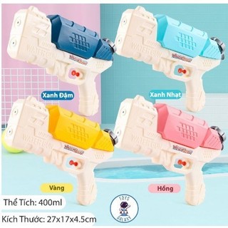 Súng nước 2 nòng cỡ lớn, súng bắn nước 2 vòi áp lực cơ tay cho bé, đồ chơi trẻ em mùa hè