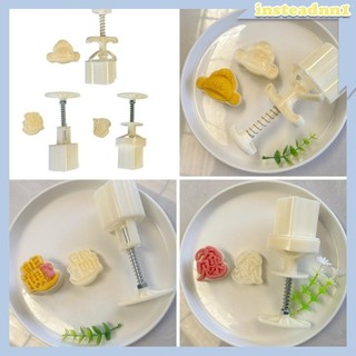 Inste Mũ Nhỏ Thỏ Bánh Trung Thu Khuôn Tết Trung Thu Máy Làm Bánh Trung Thu Bánh Trung Thu Tem Cookie Áp Lực Tay Bánh Trung Thu Nướng Bánh
