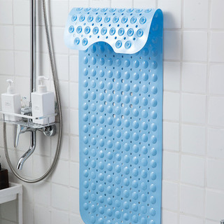 Thảm tắm chống trượt PVC 40x100cm / Thảm tắm cực dài / Thảm Massage phòng tắm mềm mại / Cốc hút Thảm bồn tắm chống trượt