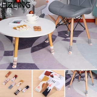 Set 4 miếng bọc chân ghế chống trượt họa tiết chân mèo dễ thương