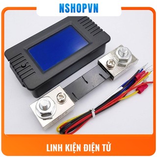 Đồng hồ đo dung lượng pin, điện áp, dòng điện, công suất DC PZEM-015 100A