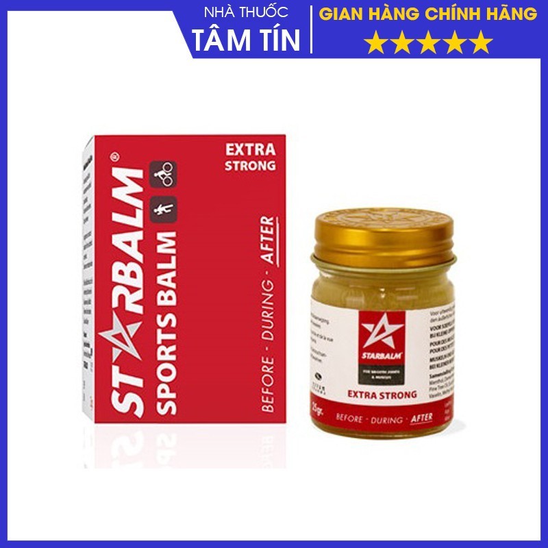 CAO ĐỎ STARBALM (DẦU CÙ LÀ STARBALM) -25 Gram