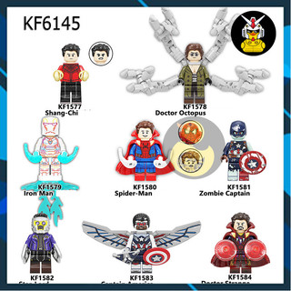 KF6145  Mô Hình Siêu Anh Hùng Đồ Chơi Lắp Ráp Super Hero Shang-Chi Dr Octopus Spider Man Doctor Strange