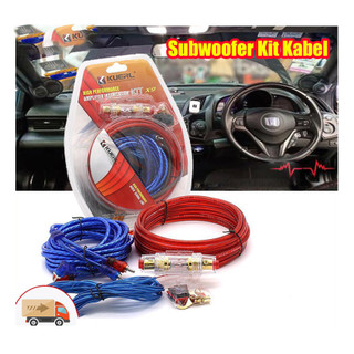 Full Bộ Kit dây đấu nối lắp đặt loa Siêu trầm Ô tô KUERL