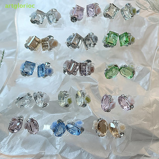 Aart Pha Lê Hỗn Hợp Hình Móng Tay Nghệ Thuật Kim Cương Giả Chất Lượng Cao Flash Đá Quý Bộ DIY 3D Thủy Tinh Làm Móng Tay Trang Trí DIY Phần Móng Tay VN