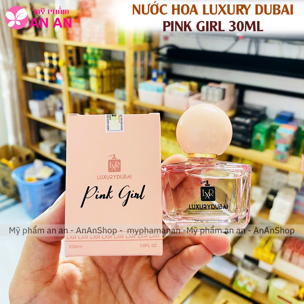 Nước Hoa Luxury Dubai Pink Girl 30ml, thơm lâu, thơm dai bền bỉ cả ngày dài - Nước hoa Luxury Dubai 