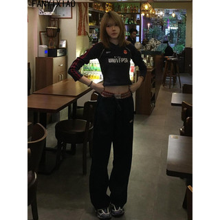 FANYIXIAO áo phông áo thun nữ croptop baby tee Korean Minimalist Cổ điển Phong cách WCS2480LQM 35Z240830
