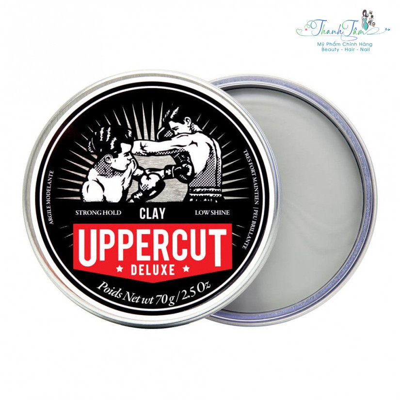 Sáp giữ nếp mạnh, độ hoàn thiện tự nhiên Uppercut Deluxe Clay 70gr [ New 2024 ]