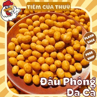 500G Đậu Phộng Da Cá Nước Cốt Dừa NuttyOne Túi Zip thơm ngon giòn bùi, Tiệm ăn vặt Thuỳ Bùi