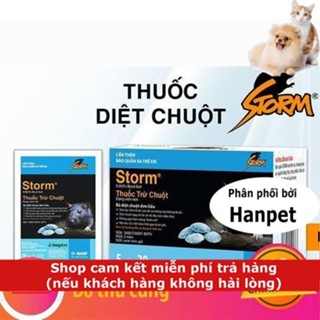 HCM- Combo 1 hộp 5 gói loại gói lớn 20 viên Kẹo Diệt Chuột Storm CHỐNG ĐÔNG MÁU