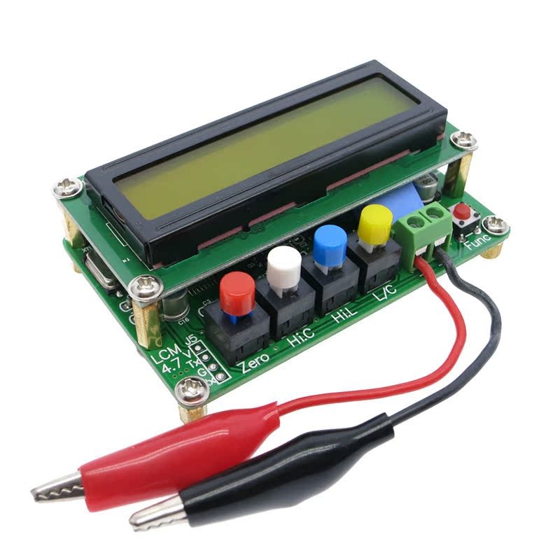 LC100-A LCD kỹ thuật số Điện dung điện cảm có độ chính xác cao L / C Dụng cụ kiểm tra tụ điện