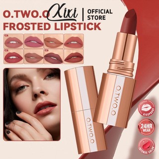 O.two.o Velvety Mist Lip Gloss Mịn Nhẹ Chống Dính Cốc Matte Lip Tint Chống Thấm Nước Lâu Dài (Cần Chờ Sấy) Son Môi Sắc Tố Cao Son Môi Mỹ Phẩm Môi