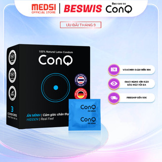  Bao cao su CONQ Ẩn mình - Hộp 3 bao